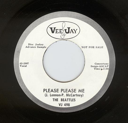 Dr. Friedman’s collection of vinyl records includes this rare gem from 1963: The Beatles’ single “Please Please Me,” with the band’s name misspelled.